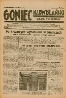 Goniec Nadwiślański: Głos Pomorski: Niezależne pismo poranne, poświęcone sprawom stanu średniego 1934.07.07 R.10 Nr152