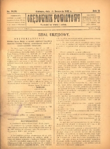 Orędownik Powiatowy: wychodzi we wtorki i soboty 1922.11.18 R.71 Nr90-91