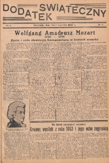 Dodatek Świąteczny: tygodniowy dodatek do Gońca Nadwiślańskiego 1937.01.24 Nr4