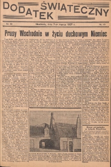 Dodatek Świąteczny: tygodniowy dodatek do Gońca Nadwiślańskiego 1937.03.07 Nr10