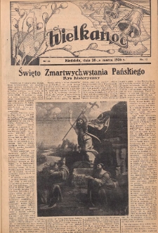 Dodatek Świąteczny: tygodniowy dodatek do Gońca Nadwiślańskiego 1937.03.28 Nr13