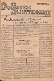 Dodatek Świąteczny: tygodniowy dodatek do Gońca Nadwiślańskiego 1937.08.01 Nr30