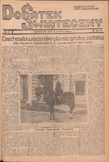 Dodatek Świąteczny: tygodniowy dodatek do Gońca Nadwiślańskiego 1937.09.19 Nr37