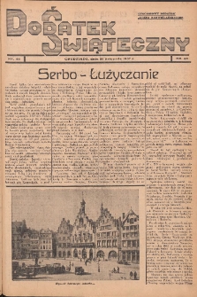 Dodatek Świąteczny: tygodniowy dodatek do Gońca Nadwiślańskiego 1937.11.21 Nr46