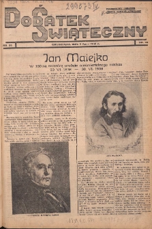 Dodatek Świąteczny: tygodniowy dodatek do Gońca Nadwiślańskiego 1938.07.03 Nr23