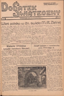 Dodatek Świąteczny: tygodniowy dodatek do Gońca Nadwiślańskiego 1938.08.14 Nr29