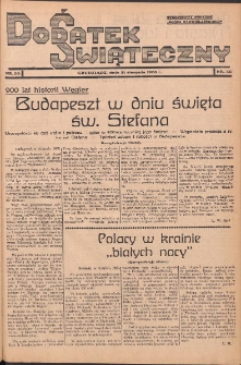 Dodatek Świąteczny: tygodniowy dodatek do Gońca Nadwiślańskiego 1938.08.21 Nr30