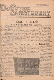 Dodatek Świąteczny: tygodniowy dodatek do Gońca Nadwiślańskiego 1938.09.18 Nr33