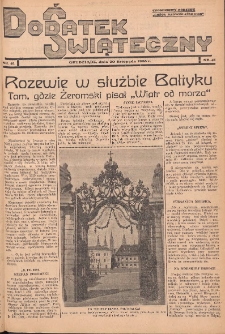 Dodatek Świąteczny: tygodniowy dodatek do Gońca Nadwiślańskiego 1938.11.20 Nr41
