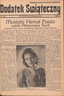 Dodatek Świąteczny: tygodniowy dodatek do Gońca Nadwiślańskiego 1938.11.27 Nr42