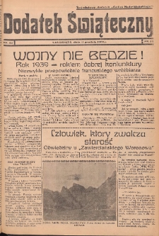 Dodatek Świąteczny: tygodniowy dodatek do Gońca Nadwiślańskiego 1938.12.11 Nr44