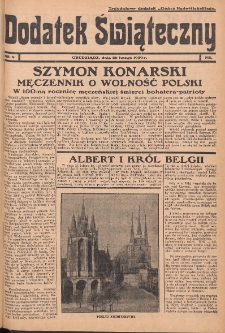 Dodatek Świąteczny: tygodniowy dodatek do Gońca Nadwiślańskiego 1939.02.26 Nr9