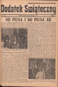 Dodatek Świąteczny: tygodniowy dodatek do Gońca Nadwiślańskiego 1939.03.12 Nr11