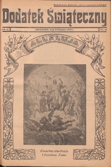 Dodatek Świąteczny: tygodniowy dodatek do Gońca Nadwiślańskiego 1939.04.09 Nr15
