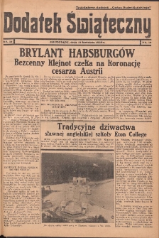 Dodatek Świąteczny: tygodniowy dodatek do Gońca Nadwiślańskiego 1939.04.16 Nr16