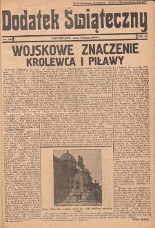 Dodatek Świąteczny: tygodniowy dodatek do Gońca Nadwiślańskiego 1939.07.09 Nr28