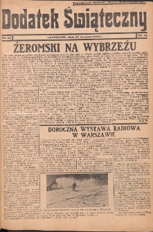 Dodatek Świąteczny: tygodniowy dodatek do Gońca Nadwiślańskiego 1939.08.20 Nr34