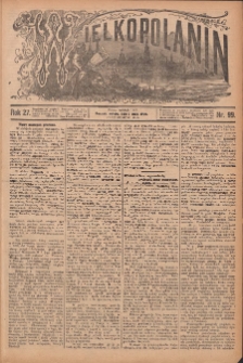 Wielkopolanin 1909.05.01 R.27 Nr99