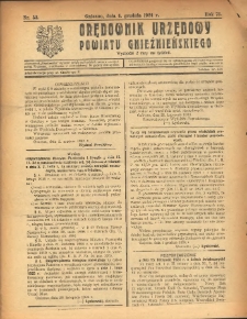 Orędownik Urzędowy Powiatu Gnieźnieńskiego: wychodzi 2 razy na tydzień 1924.12.04 R.73 Nr53