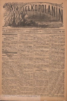 Wielkopolanin 1909.06.25 R.27 Nr142