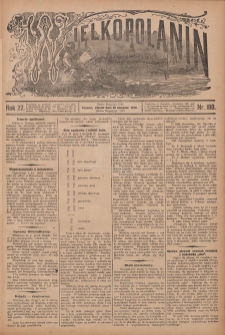 Wielkopolanin 1909.08.10 R.27 Nr180