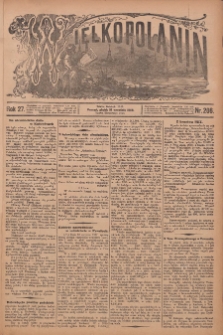 Wielkopolanin 1909.09.10 R.27 Nr206