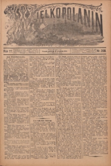 Wielkopolanin 1909.09.12 R.27 Nr208