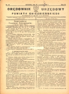 Orędownik Urzędowy Powiatu Gnieźnieńskiego: wychodzi w środy i soboty 1927.09.17 R.76 Nr68