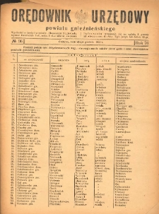Orędownik Urzędowy Powiatu Gnieźnieńskiego: wychodzi w środy i soboty 1927.12.24 R.76 Nr96