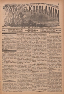 Wielkopolanin 1909.09.29 R.27 Nr222