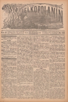 Wielkopolanin 1909.10.30 R.27 Nr249