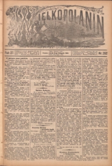 Wielkopolanin 1909.11.16 R.27 Nr262