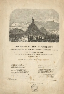 Widok pomnika wzniesionego przez Polak&oacute;w "Kr&oacute;lowi Władysławowi III z Jagiellon&oacute;w i rycerzom polskim poległym pod Warną dnia 10 listopada 1444 roku. Dywizya polska pod dow&oacute;dztwem Władysława Hrabiego Zamoyskiego dnia 3 Maja 1856 roku". Budował i rył na kamieniu Stanisław Julian Hr. Ostror&oacute;g, kapitan 5go pułku ułan&oacute;w polskich.