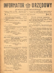 Informator Urzędowy Powiatu Gnieźnieńskiego 1932.01.13 R.81 Nr3
