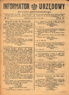 Informator Urzędowy Powiatu Gnieźnieńskiego 1932.03.12 R.81 Nr20