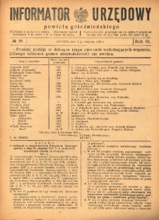 Informator Urzędowy Powiatu Gnieźnieńskiego 1932.04.09 R.81 Nr28