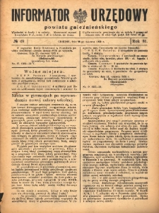Informator Urzędowy Powiatu Gnieźnieńskiego 1932.06.29 R.81 Nr49