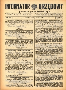 Informator Urzędowy Powiatu Gnieźnieńskiego 1932.09.07 R.81 Nr66