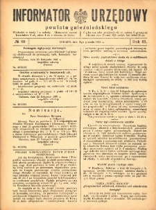 Informator Urzędowy Powiatu Gnieźnieńskiego 1932.12.03 R.81 Nr88