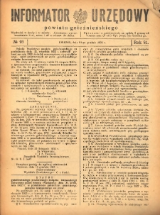 Informator Urzędowy Powiatu Gnieźnieńskiego 1932.12.21 R.81 Nr93