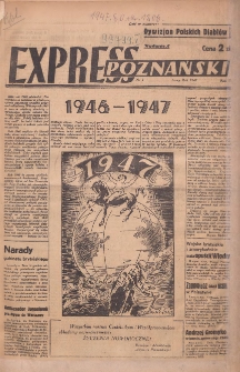 Express Poznański 1947.01.01 Nr1