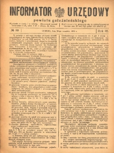Informator Urzędowy Powiatu Gnieźnieńskiego 1933.09.30 R.82 Nr80