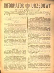 Informator Urzędowy Powiatu Gnieźnieńskiego 1933.12.20 R.82 Nr102