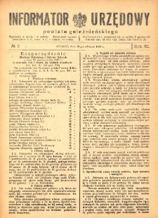 Informator Urzędowy Powiatu Gnieźnieńskiego 1933.01.28 R.82 Nr9