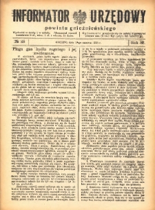 Informator Urzędowy Powiatu Gnieźnieńskiego 1933.06.10 R.82 Nr48