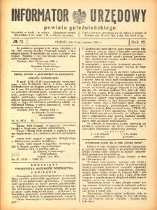 Informator Urzędowy Powiatu Gnieźnieńskiego 1933.06.21 R.82 Nr51