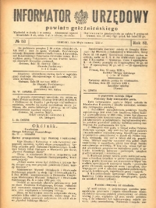 Informator Urzędowy Powiatu Gnieźnieńskiego 1933.06.28 R.82 Nr53