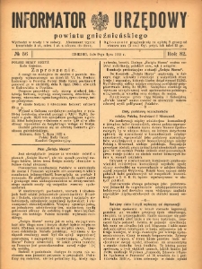 Informator Urzędowy Powiatu Gnieźnieńskiego 1933.07.08 R.82 Nr56