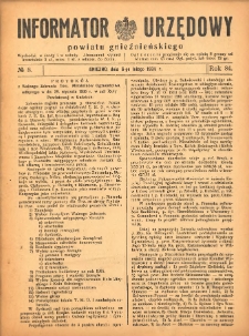 Informator Urzędowy Powiatu Gnieźnieńskiego 1935.02.06 R.84 Nr8