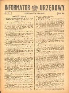 Informator Urzędowy Powiatu Gnieźnieńskiego 1935.02.20 R.84 Nr12
